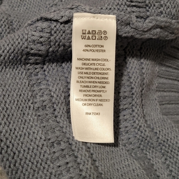 Cupcakes and Cashmere Striped Crew Neck Knit Sweater M - Picture 5 of 5